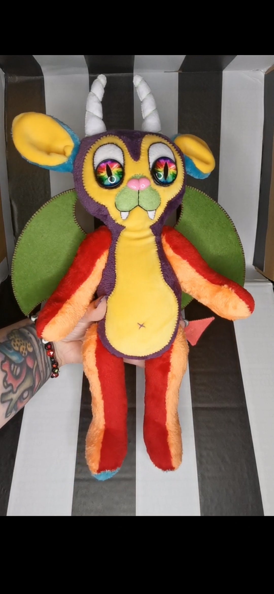 Weighted Emotional Support Demon plush