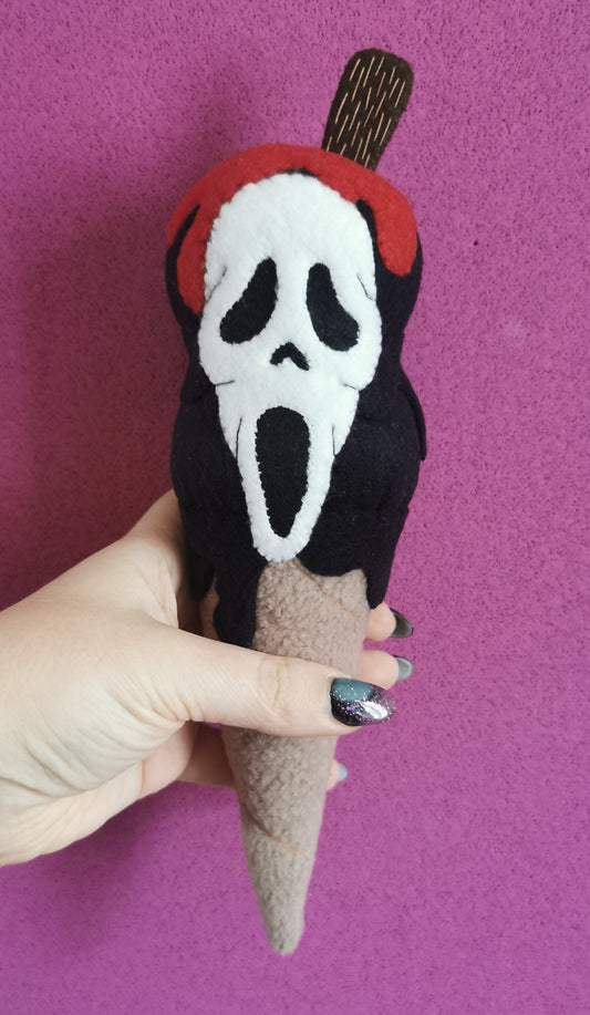 I-screams. Handmade plush ice cream cones inspired by horror characters