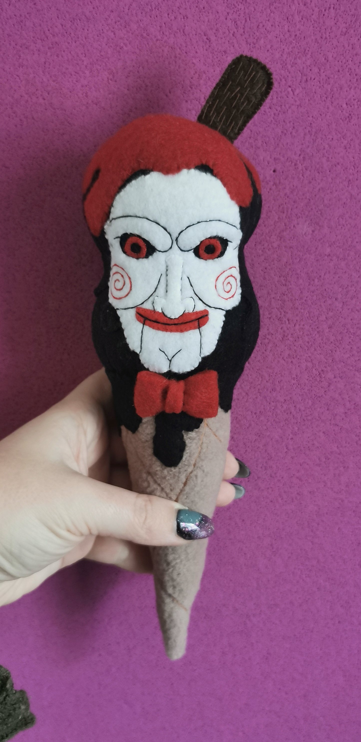 I-screams. Handmade plush ice cream cones inspired by horror characters